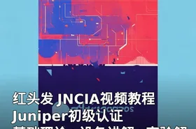 红头发 JNCIA视频教程 Juniper初级认证 基础理论+设备讲解+实验解读