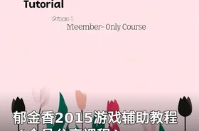 郁金香2015游戏辅助教程（会员分享课程）