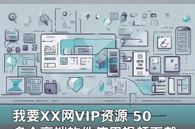 我要XX网VIP资源 50多个高端软件使用视频下载