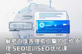 解密百度等搜索引擎的工作原理 SEO培训SEO优化课程 13节课