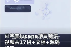 尚学堂lucene项目精讲视频共17讲+文档+源码 超清