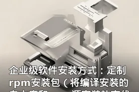 企业级软件安装方式：定制 rpm安装包（将编译安装的自由度和yum源安装效率优秀结合）