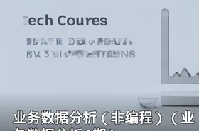 业务数据分析（非编程）（业务数据分析4期）