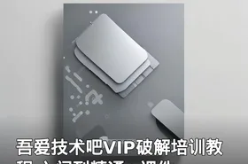 吾爱技术吧VIP破解培训教程 入门到精通+课件