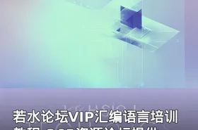 若水论坛VIP汇编语言培训教程-365资源论坛提供