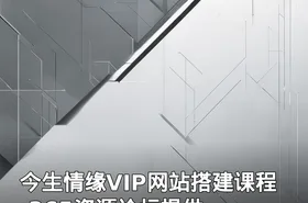 今生情缘VIP网站搭建课程-365资源论坛提供