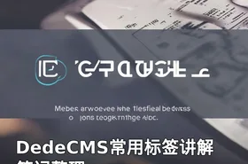 DedeCMS常用标签讲解笔记整理