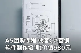 A5团购课程 侠客C#营销软件制作培训()