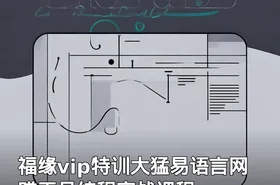 福缘vip特训大猛易语言网赚工具编程实战课程