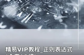 精易VIP教程_正则表达式(全套12课)