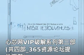 心芯网VIP破解系列第三部(共四部_365资源论坛提供下载)
