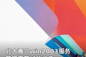 北大青鸟win2003服务管理完整试验录像