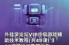 外挂学论坛VIP中级游戏辅助技术教程(共48课) 365资源论坛整理发布