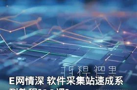 E网情深 软件采集站速成系列教程[10课]
