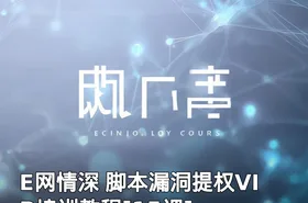 E网情深 脚本漏洞提权VIP培训教程[15课]