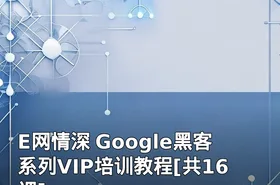 E网情深 Google黑客系列VIP培训教程[共16课]