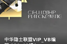 中华隐士联盟VIP_VB编程（21-40课）