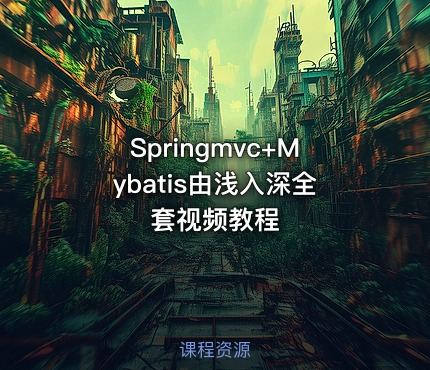 Springmvc+Mybatis由浅入深全套视频教程