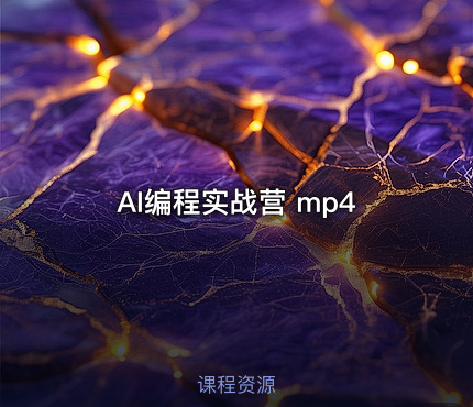 AI编程实战营 mp4