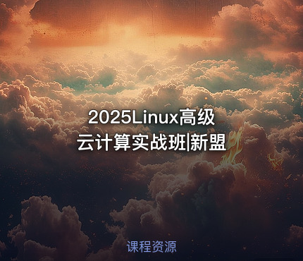 2025Linux高级云计算实战班|新盟