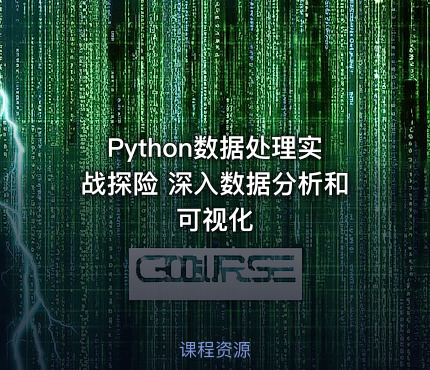 Python数据处理实战探险 深入数据分析和可视化