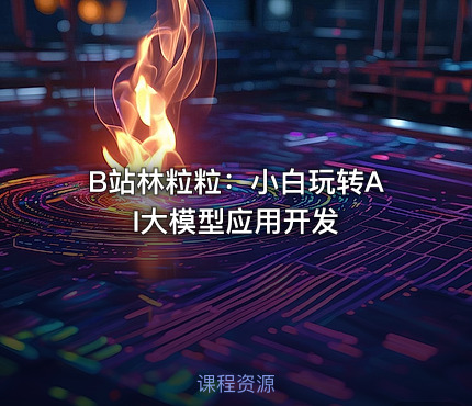 B站林粒粒：小白玩转AI大模型应用开发