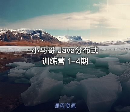 小马哥 Java分布式 训练营 1-4期