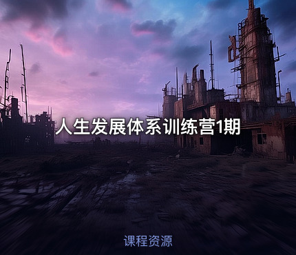 人生发展体系训练营1期