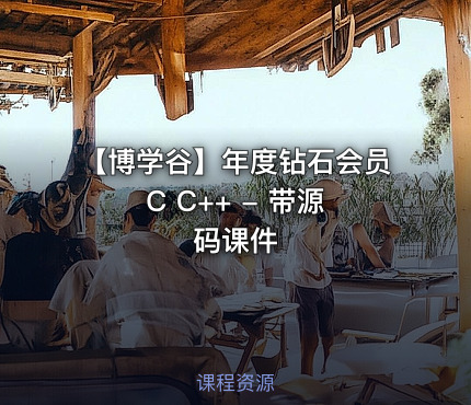 【博学谷】年度钻石会员 C C++ - 带源码课件