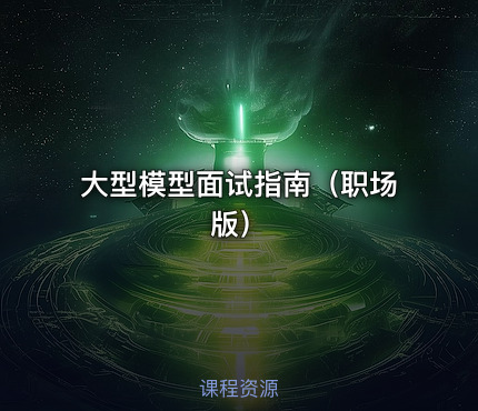 大型模型面试指南（职场版）