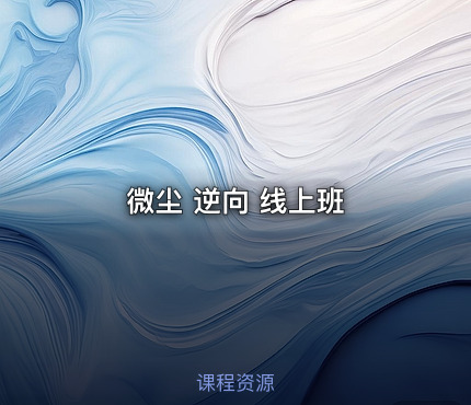 微尘 逆向 线上班