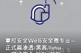 掌控安全Web安全微专业—正式篇渗透/黑客/linux/网络安全/攻防/漏洞/kali