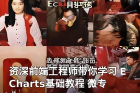 资深前端工程师带你学习 ECharts基础教程 微专业