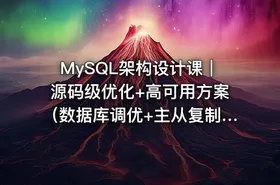 MySQL架构设计课｜源码级优化+高可用方案（数据库调优+主从复制实战）