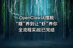 OpenClaw从摆脱“瞎”养到让“虾”养你全流程实战|已完结