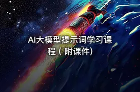 AI大模型提示词学习课程 ( 附课件) - getfromcode