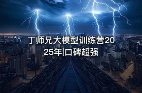 丁师兄大模型训练营2025年|口碑超强