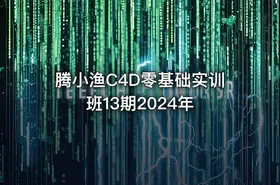 腾小渔C4D零基础实训班13期2024年