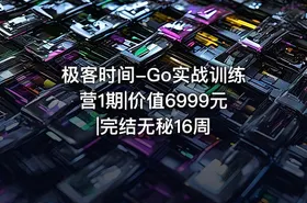 极客时间-Go实战训练营1期|价值6999元|完结无秘16周 - getfromcode