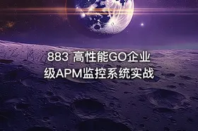 883 高性能GO企业级APM监控系统实战