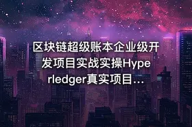区块链超级账本企业级开发项目实战实操Hyperledger真实项目案例