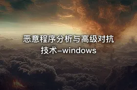 恶意程序分析与高级对抗技术-windows