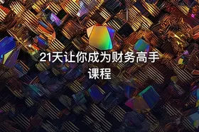 21天让你成为财务高手课程