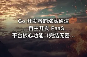 Go 开发者的涨薪通道，自主开发 PaaS 平台核心功能（完结无密） - getfromcode