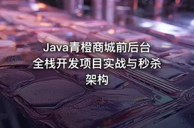 Java青橙商城前后台全栈开发项目实战与秒杀架构