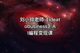 刘小排老师《ideatobusiness》AI编程变现课
