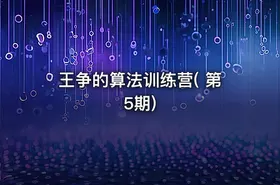 王争的算法训练营( 第5期)