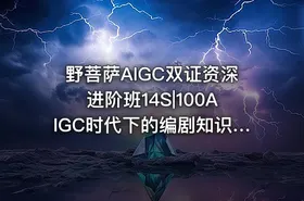 野菩萨AIGC双证资深进阶班14S|100AIGC时代下的编剧知识框架 - getfromcode