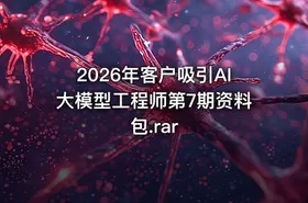 2026年客户吸引AI大模型工程师第7期资料包.rar