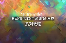 E网情深软件采集站速成系列教程